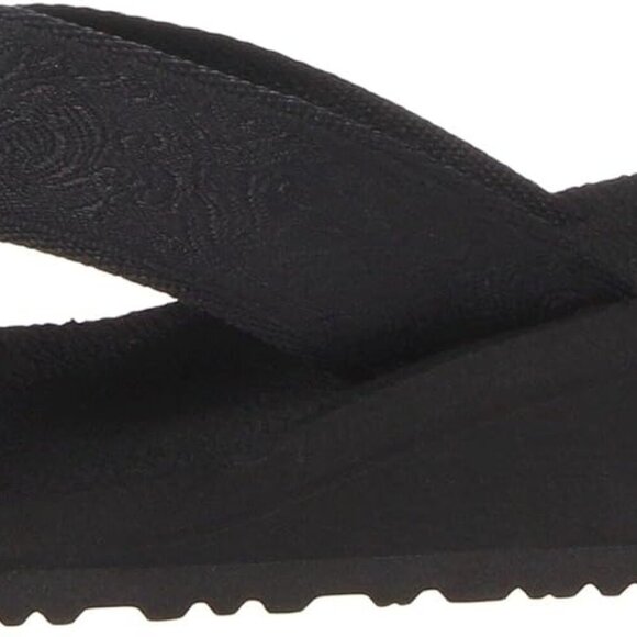 Women's Wedge Flip-Flops Ethylene Vinyl Acetate Rubber Soles Size 7 Comfortable - Picture 2 of 3